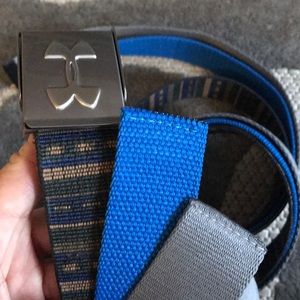 3 weaved belts: Oakley, adidas& Bison 1 UA buckle